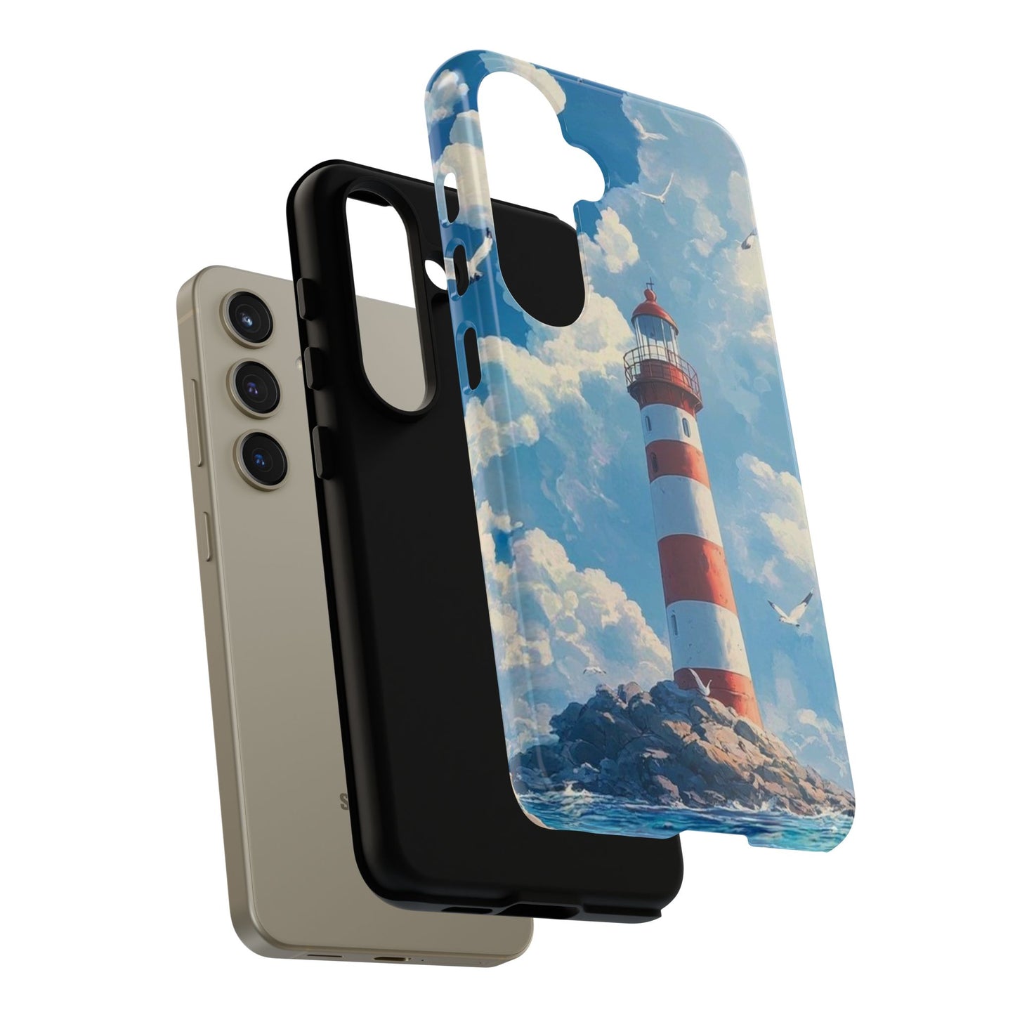 Samsung Galaxy Case - Majestic Lighthouse Scene Design