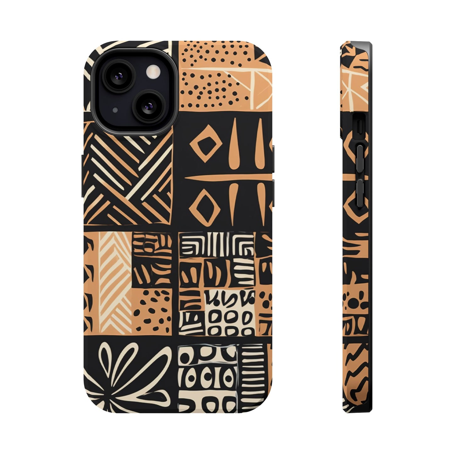 Tribal Geo-Pattern MagSafe Case – Bold Ethnic Design