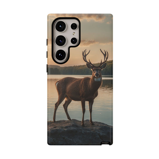 Majestic Stag at Sunset – iPhone Case