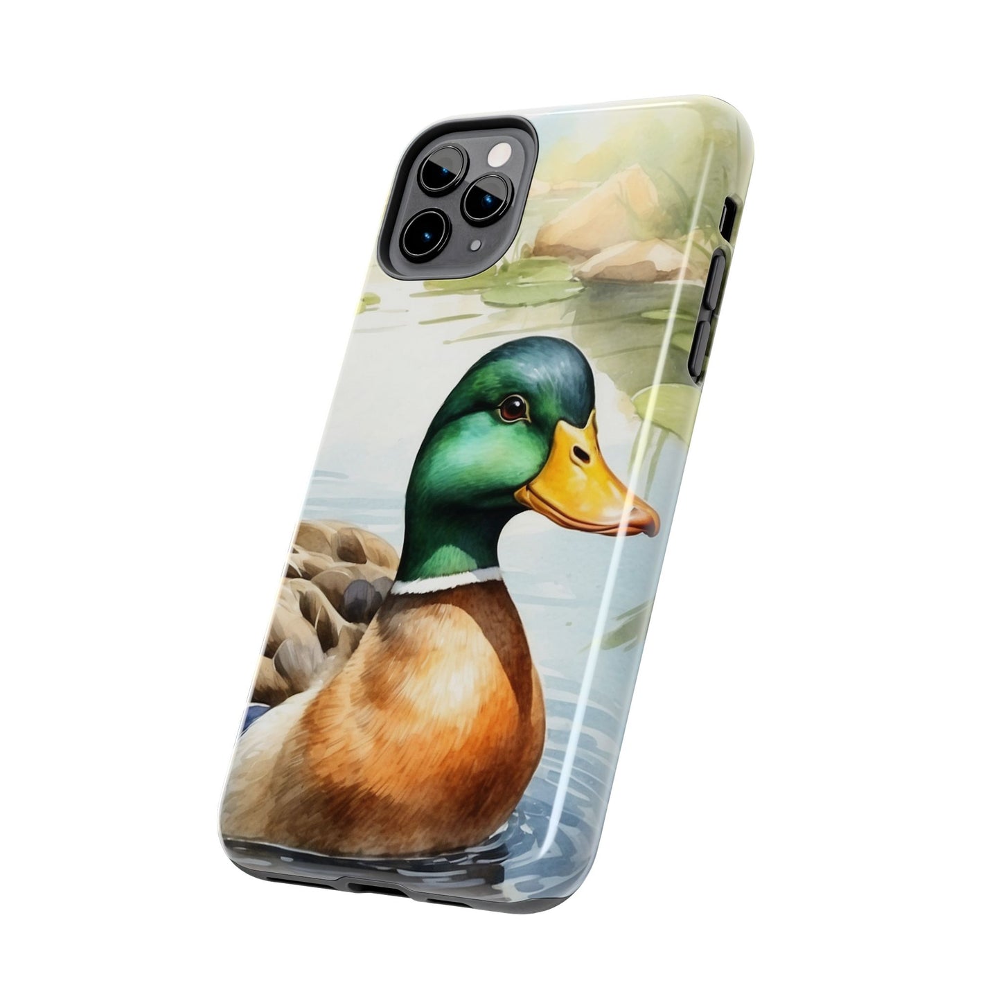 Serene Duck Reflection - iPhone Case