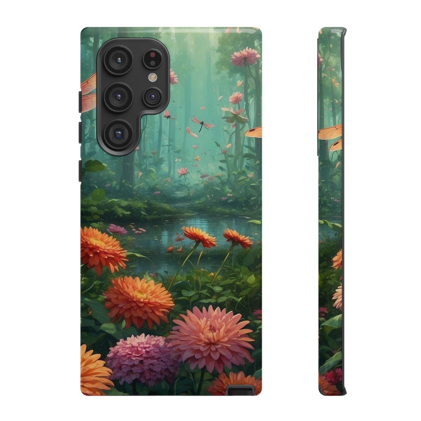 Enchanted Forest Dragonflies & Blossoms – Samsung Galaxy Series Case