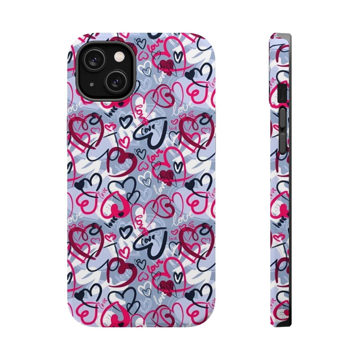 Graffiti Love Hearts MagSafe Case