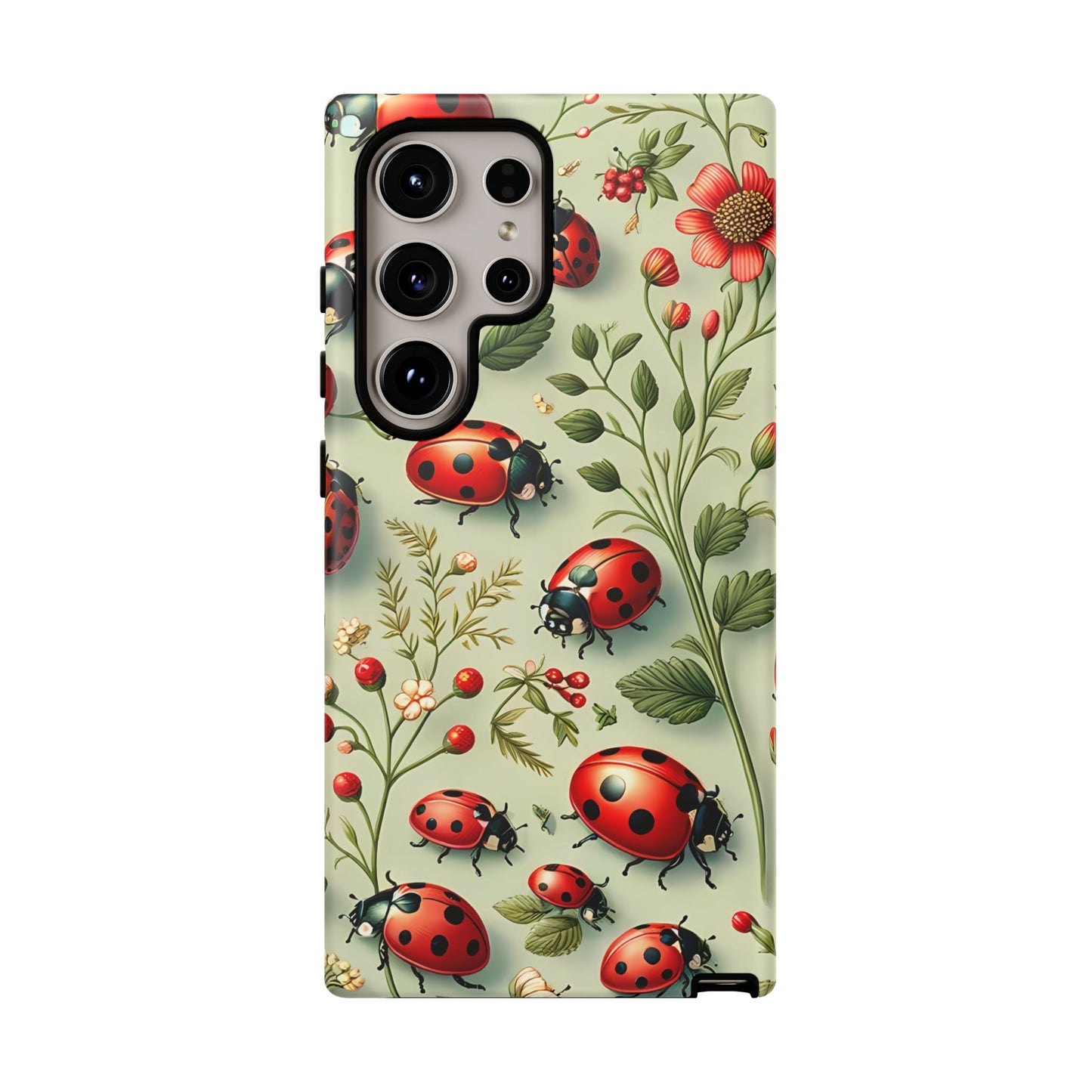 Ladybug Phone Case - Tough Dual Layer Protection - Perfect Gift For The Ladybug Lover In Your Life