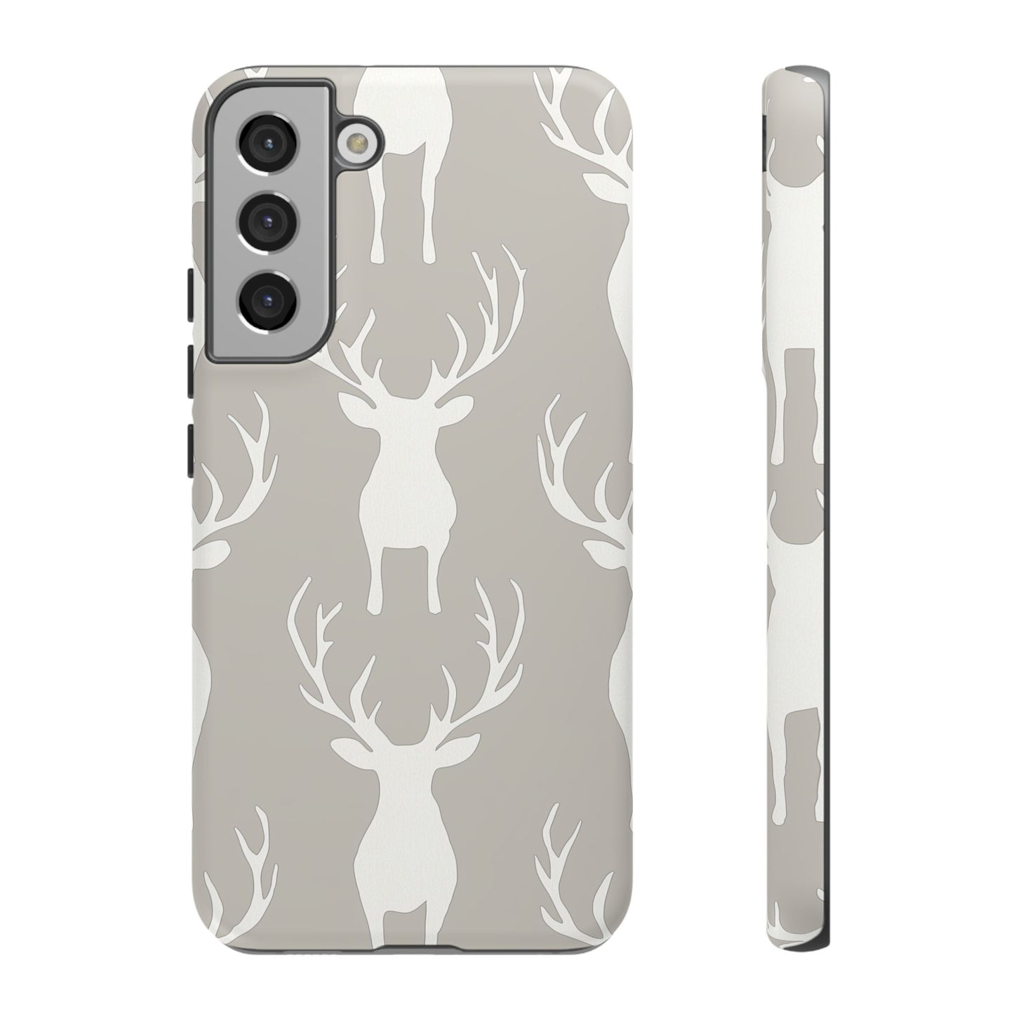 Minimalist Deer Silhouette Pattern – Samsung Galaxy Series Case