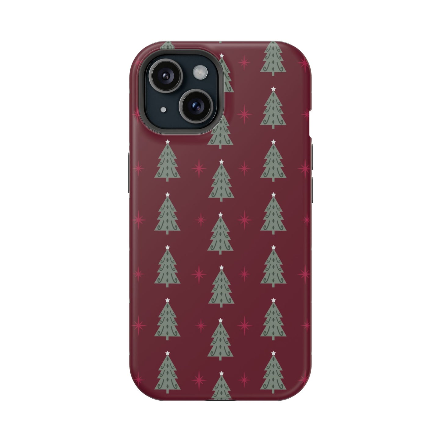 Retro Christmas Tree Pattern – MagSafe iPhone Series Case