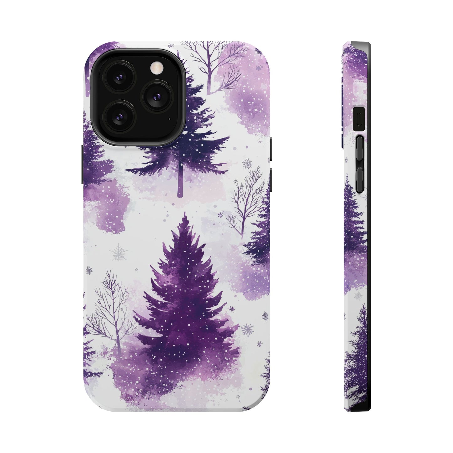 Purple Snowy Forest - MagSafe iPhone Series Case