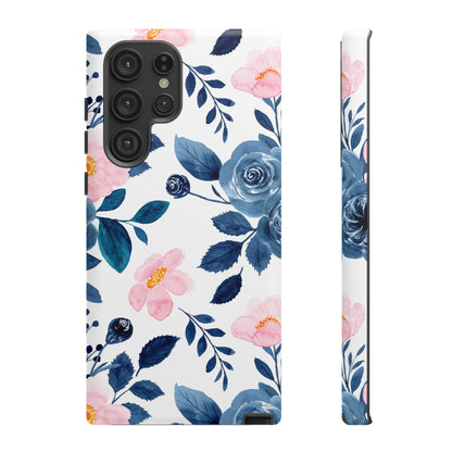 Pastel Garden Charm – Samsung Galaxy Case with Delicate Floral Design