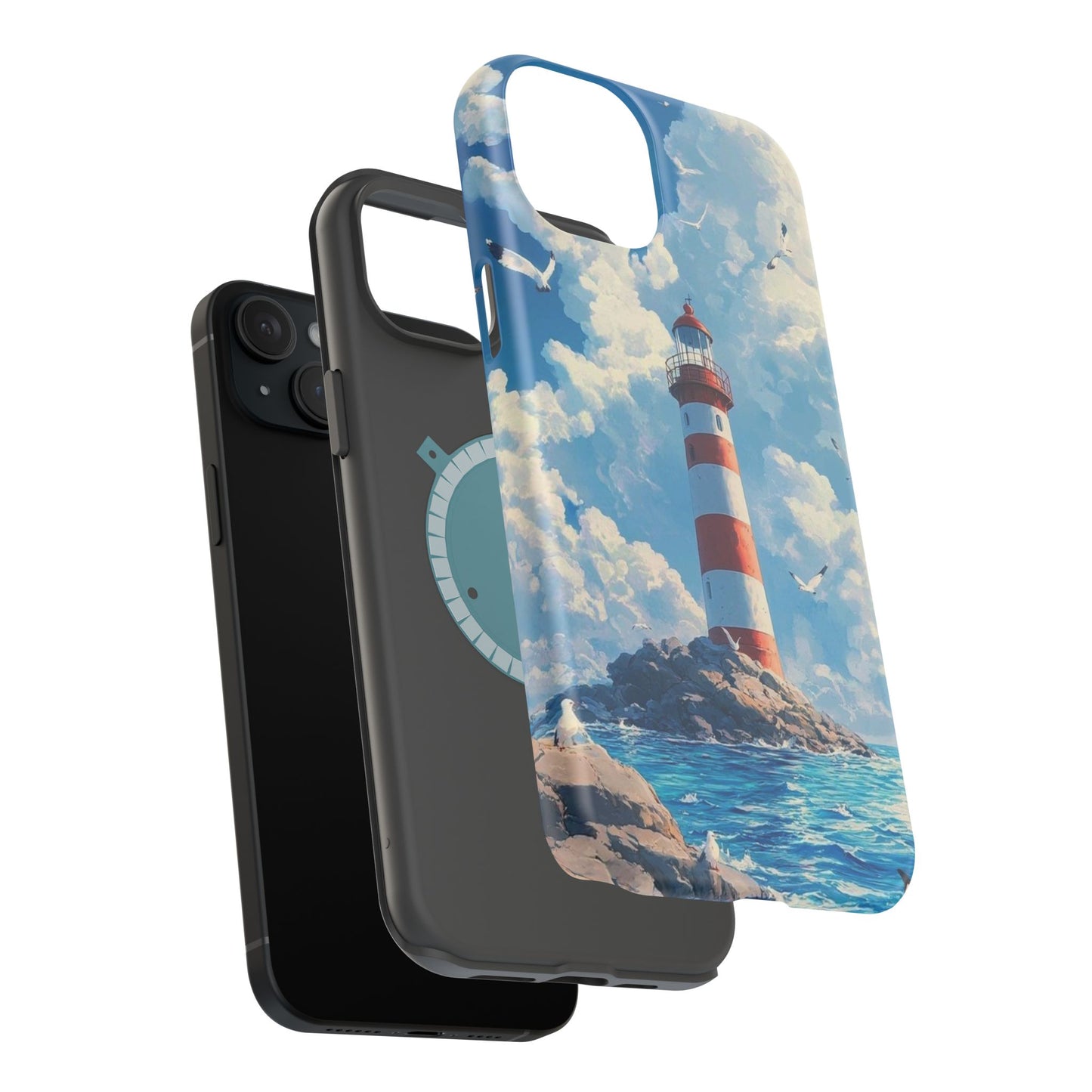 Iphone Case - Majestic Lighthouse Scene Design