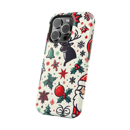 Cartoon Christmas Cheer – MagSafe iPhone Case