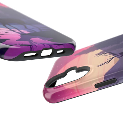 Twilight Elegance: Stag Reflection – MagSafe iPhone Case