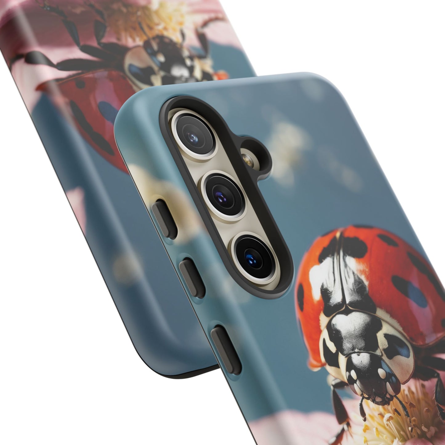 Samsung Galaxy Case: Floral Ladybug Delight