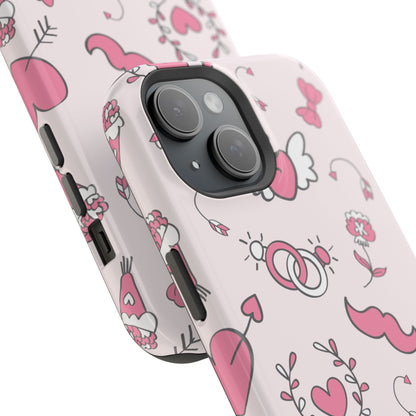 Pink Love Icons MagSafe Case