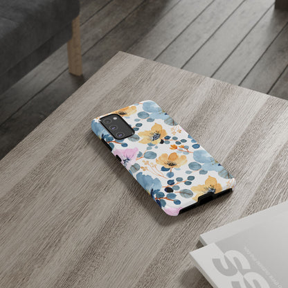 Spring Radiance – Samsung Galaxy Case with Bold Watercolor Florals