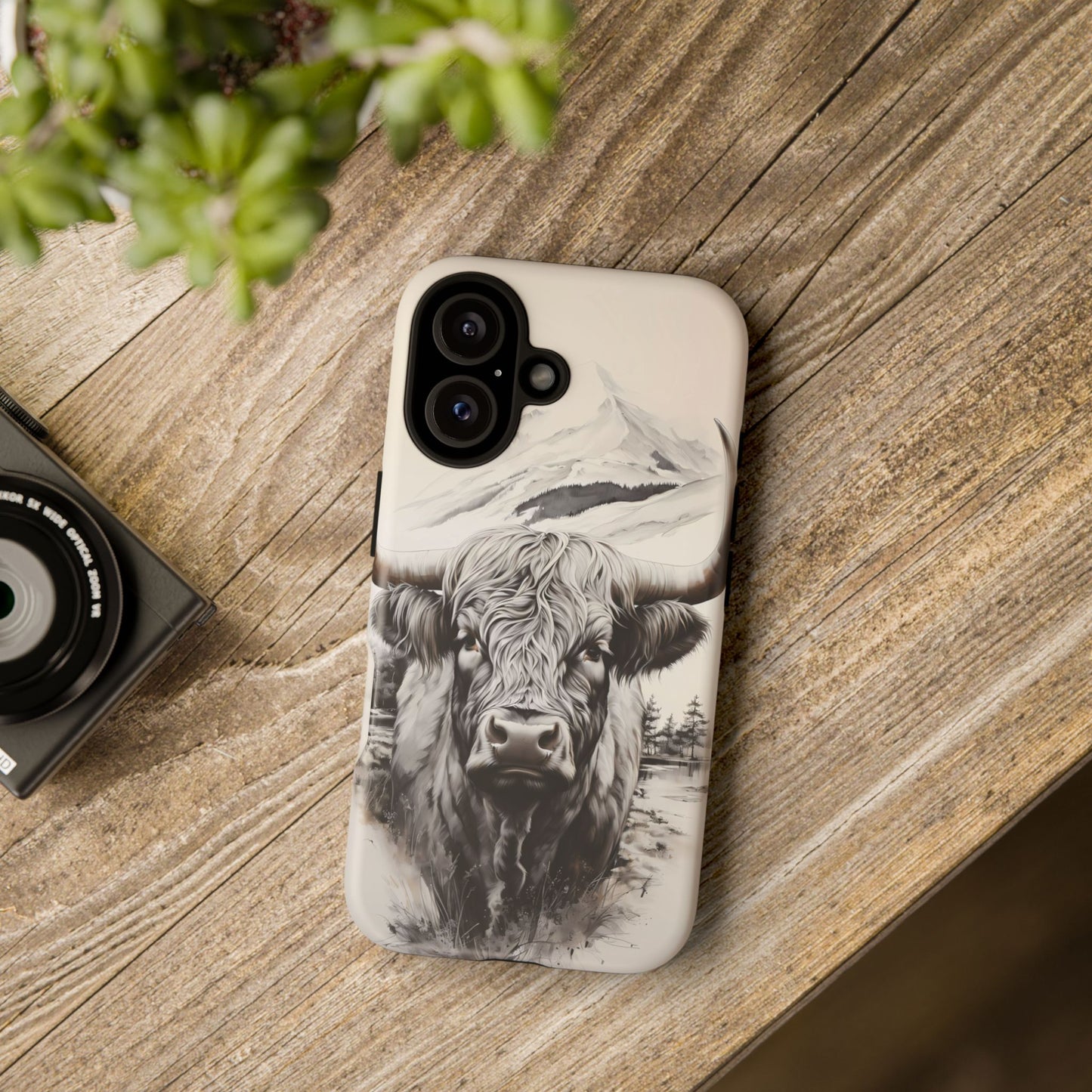 Western Highland Cow Case | Durable Farmhouse Design - BOGO Cases