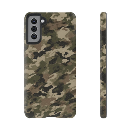 Classic Light Brown Camouflage – Premium Samsung Galaxy Case, Rugged and Stylish