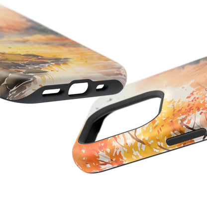 Autumn River Serenity – MagSafe iPhone Case