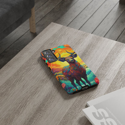 Vibrant Stag in Bloom – Samsung Galaxy Case