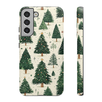 Festive Christmas Tree Forest Pattern – Samsung Galaxy Series Case