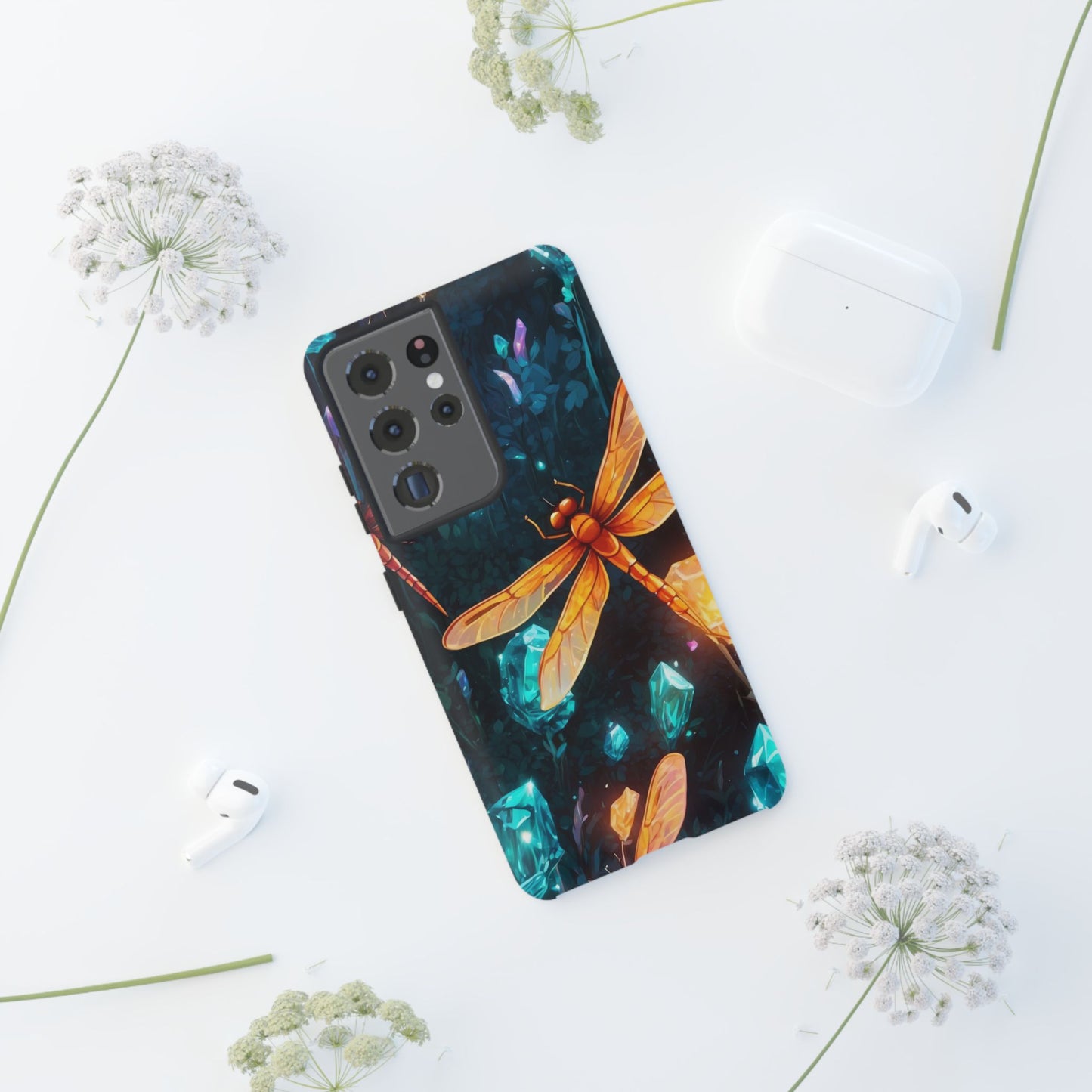Mystical Dragonflies & Crystals – Samsung Galaxy Series Case