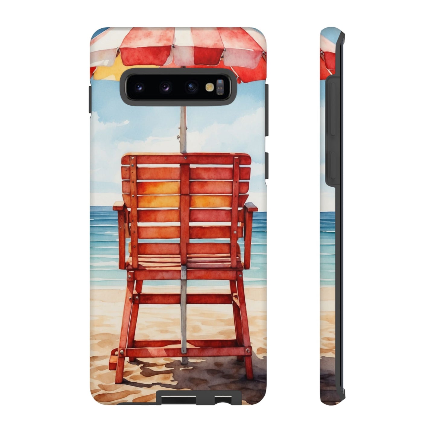 Beachfront Sunset Lounge Samsung Galaxy Case – Rearview Edition