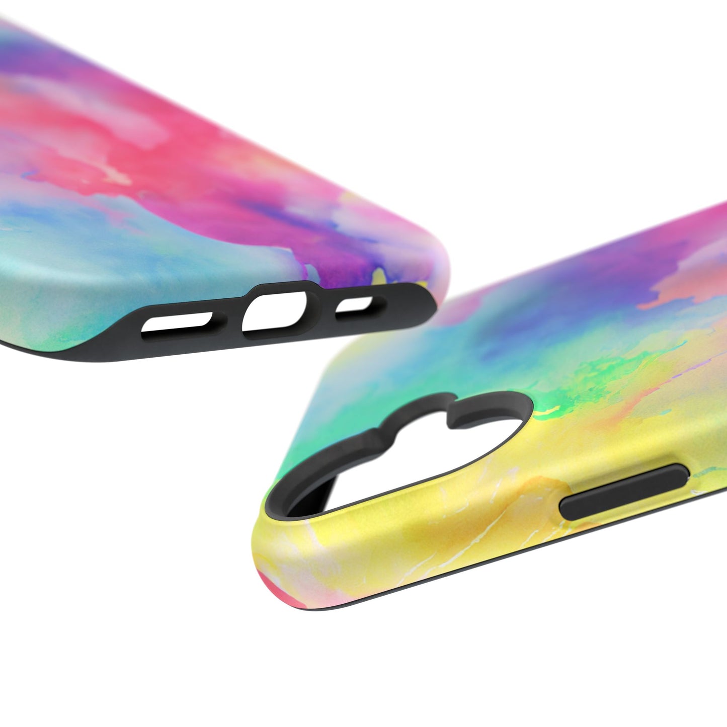 Pastel Watercolor Dream MagSafe iPhone Case – Slim Profile, Glossy Finish