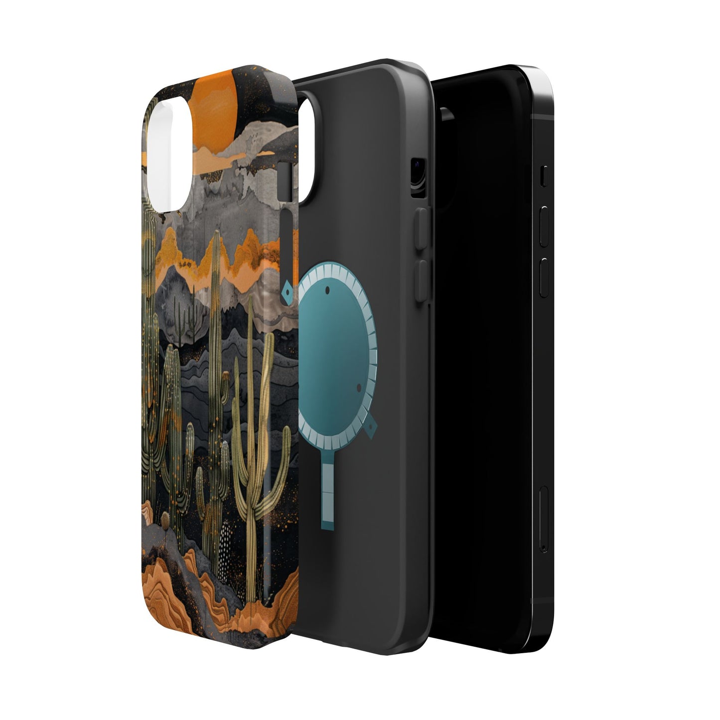 Desert Dusk Cacti iPhone Case