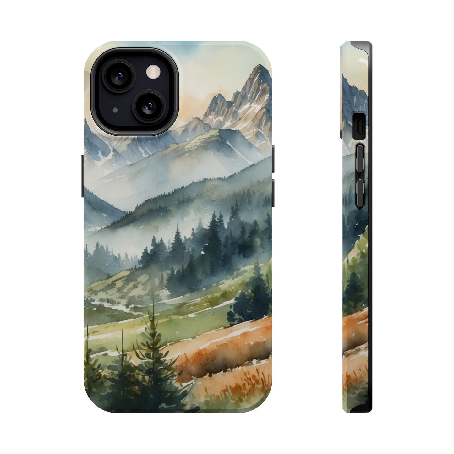 Serene Alpine Forest - MagSafe iPhone Case