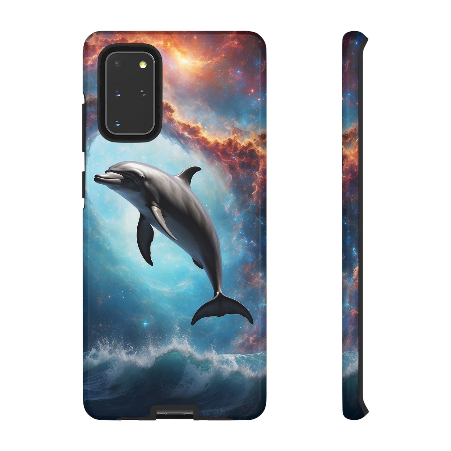 Cosmic Dolphin Space Vibes - Samsung Galaxy Case