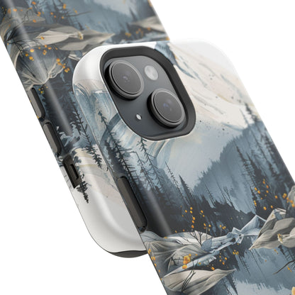 Silver Alpine Wildflower iPhone Case