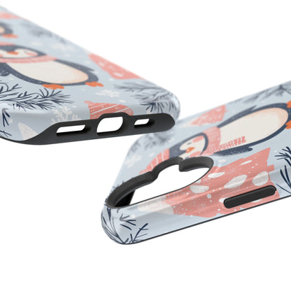 Penguin in Winter Wonderland MagSafe iPhone Case