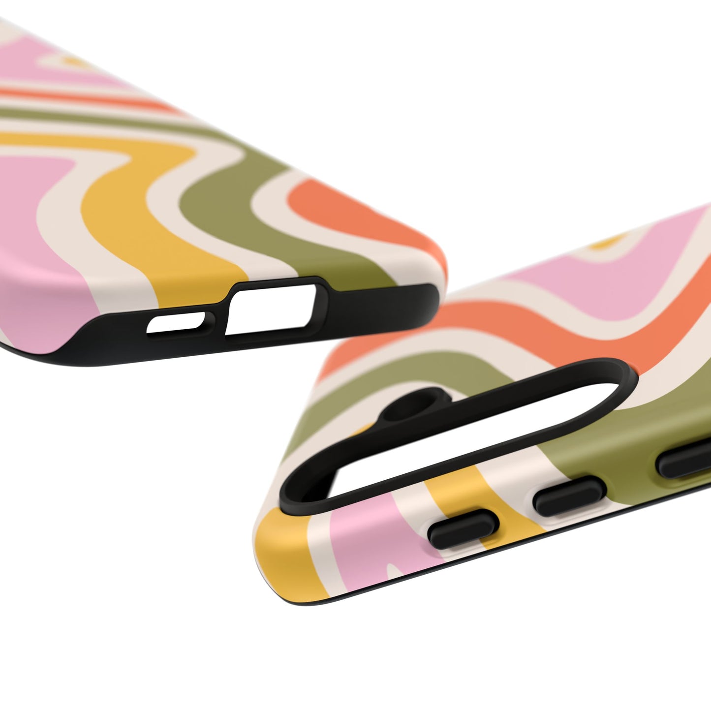 Retro Groove Samsung Galaxy Case – 70s-Inspired Design with Dual-Layer Protection