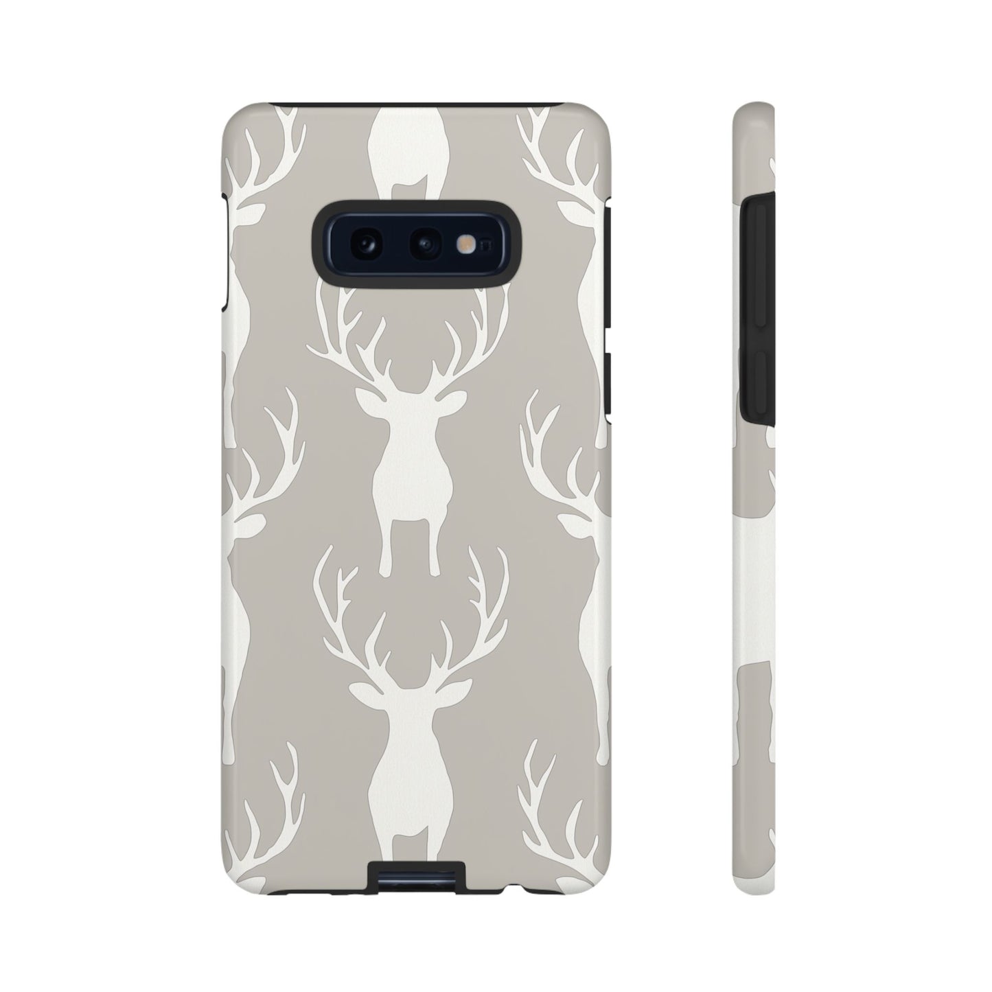 Minimalist Deer Silhouette Pattern – Samsung Galaxy Series Case