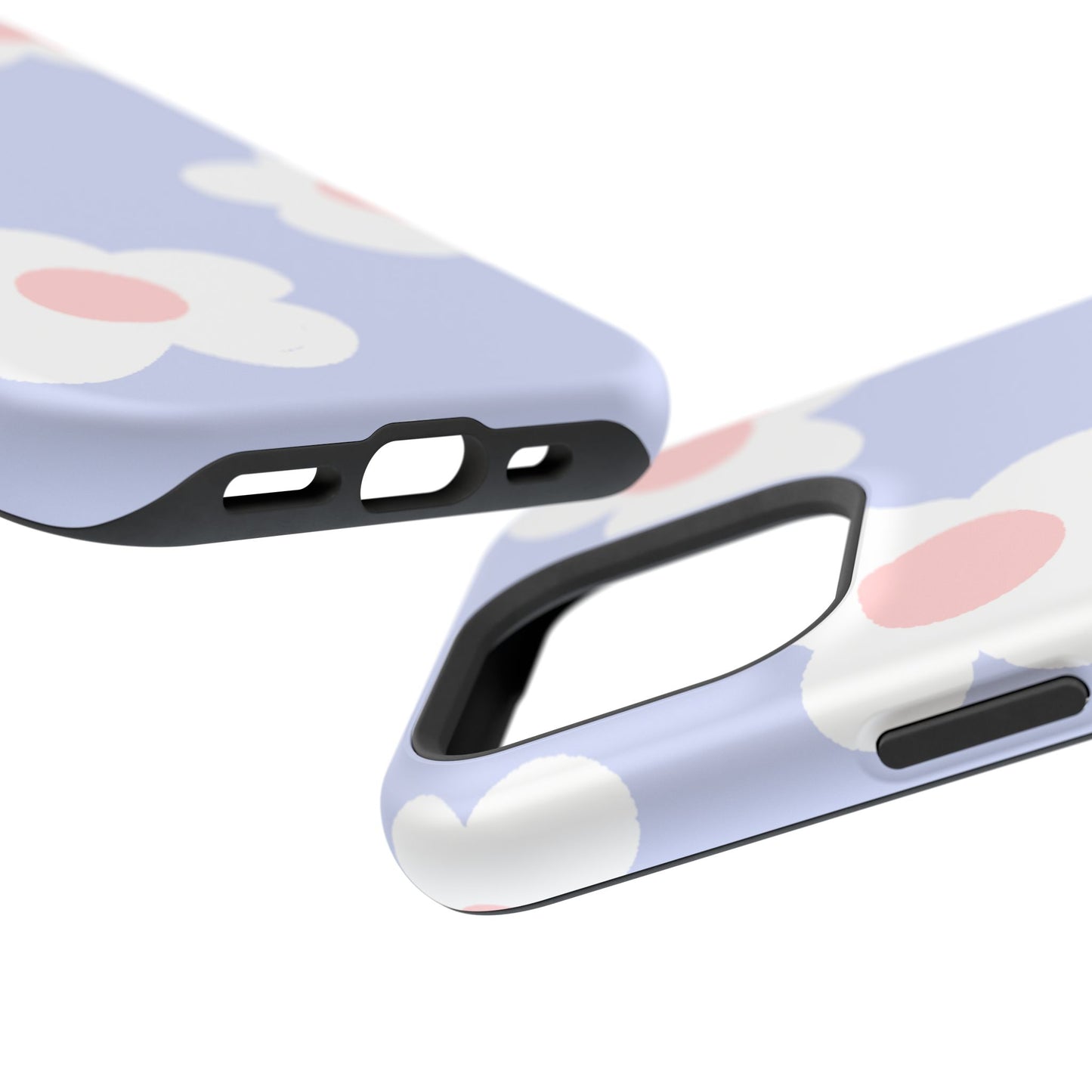 Retro Daisy Pastel Tough MagSafe iPhone Case – Durable Design with Soft Matte Finish