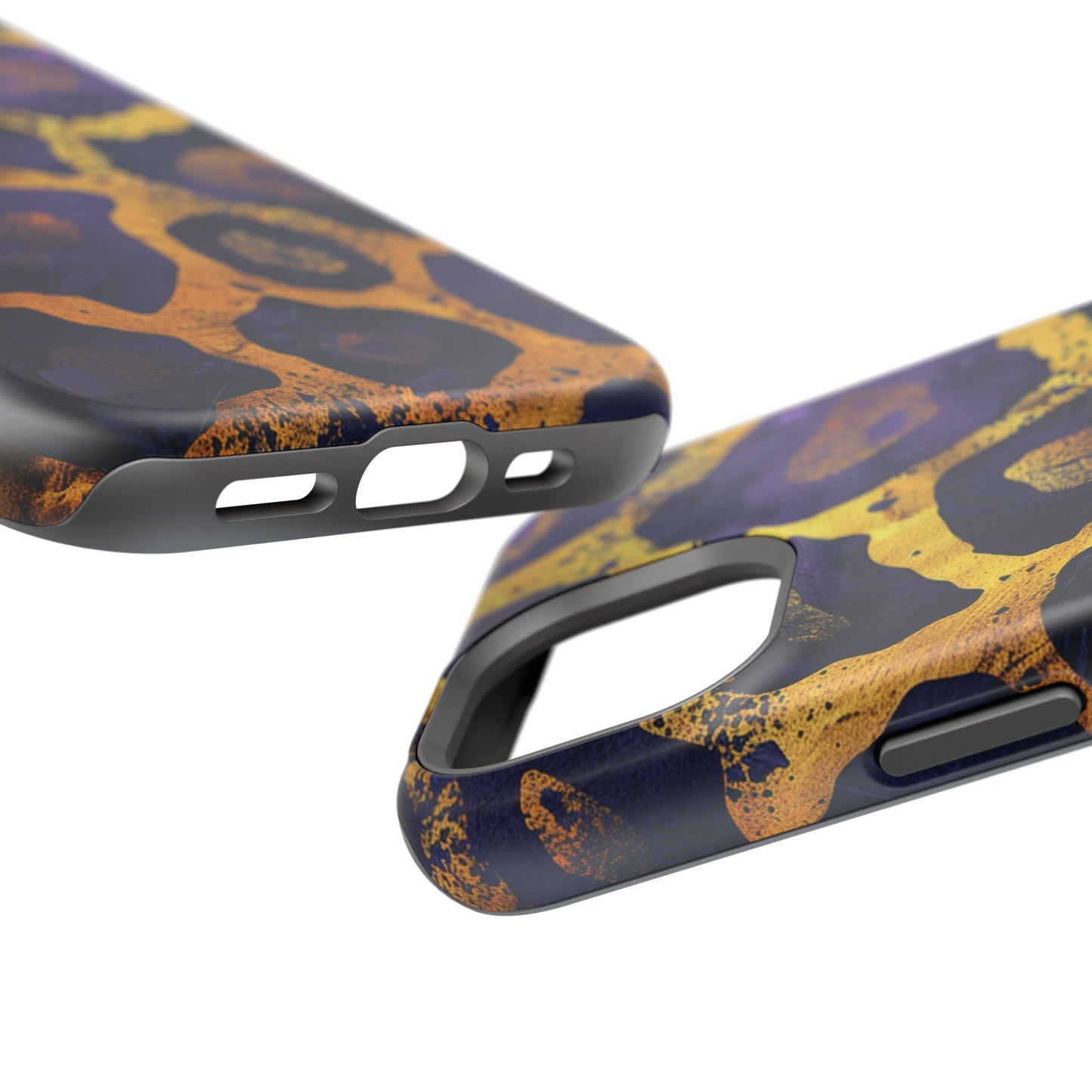 Regal Amethyst Leopard iPhone Case