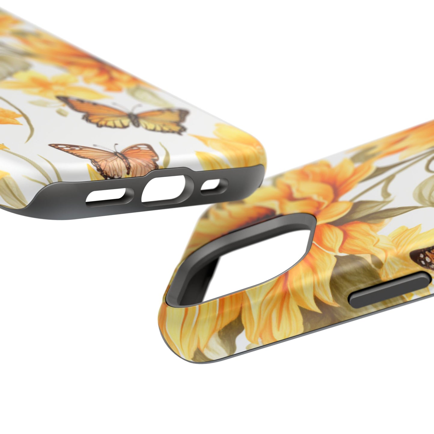 Sunflower & Butterfly Bliss - MagSafe iPhone Series Case