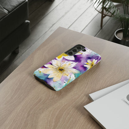 Abstract Floral Watercolor Splash - Samsung Galaxy Series Case