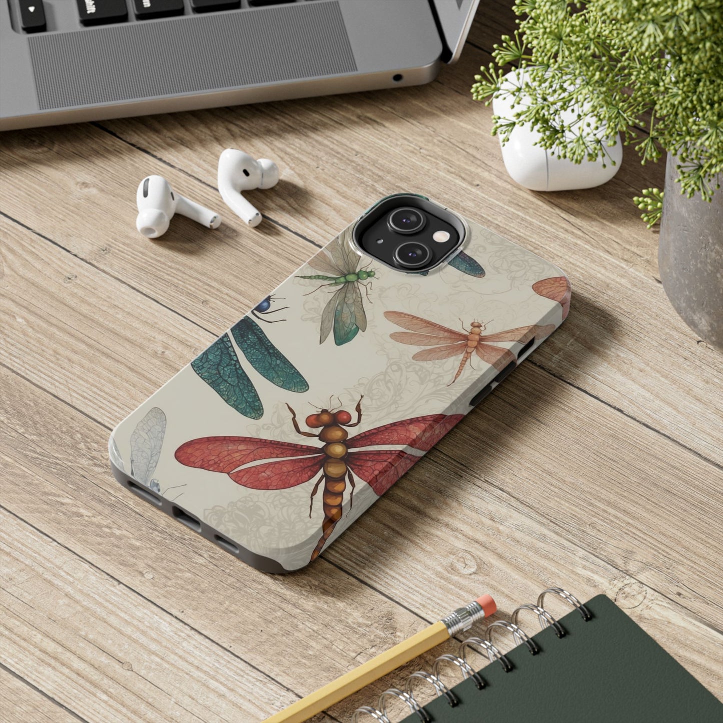 Vintage Dragonfly Garden – iPhone Series Case