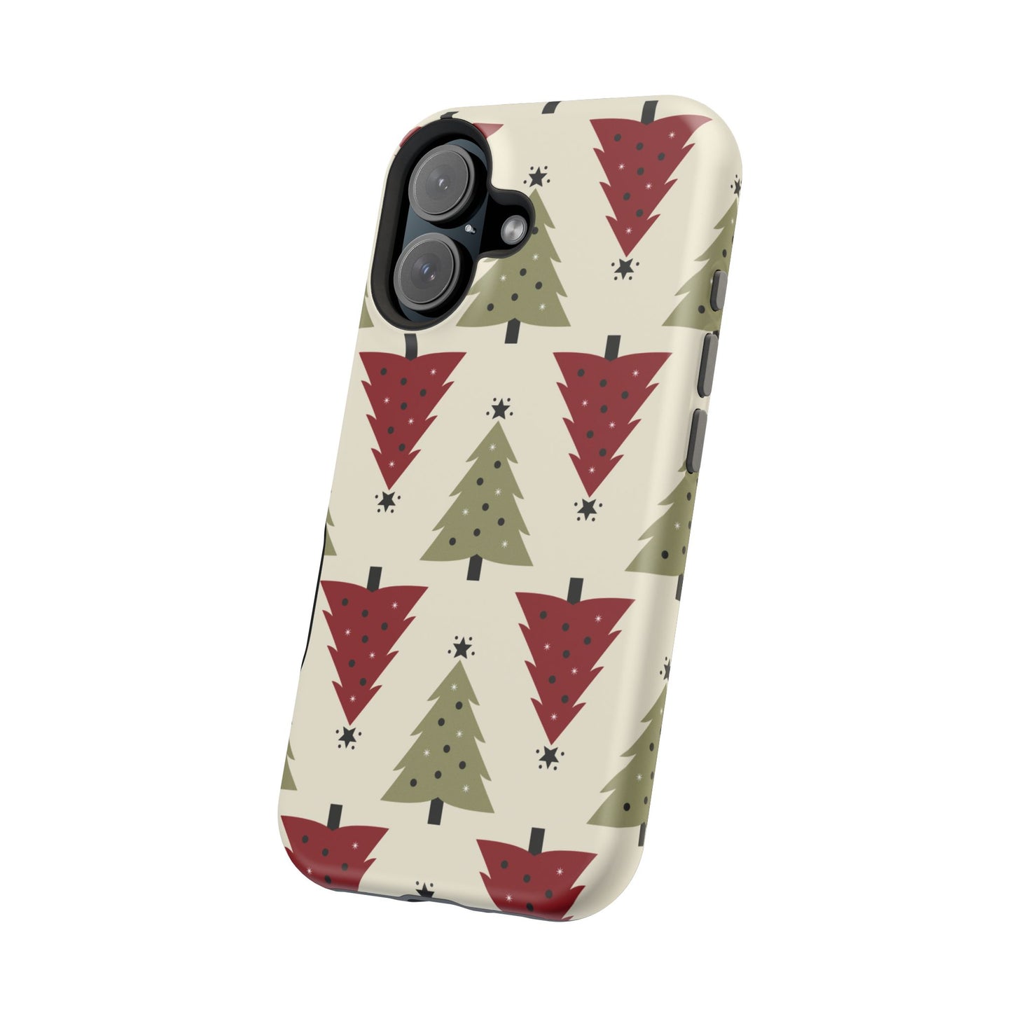 Retro Christmas Trees Pattern - MagSafe iPhone Series Case