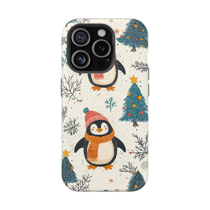 Snowy Christmas Cheer MagSafe iPhone Case