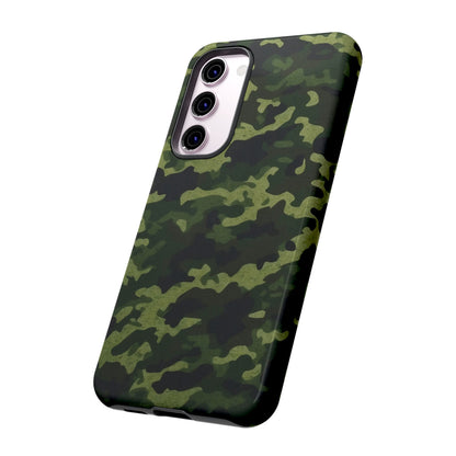 Dark Green Camouflage – Samsung Galaxy Case, Durable and Stylish