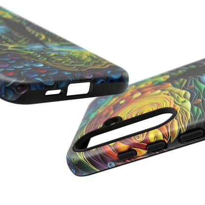 Radiant Forest Sunset Samsung Galaxy Case – Artistic Landscape Design