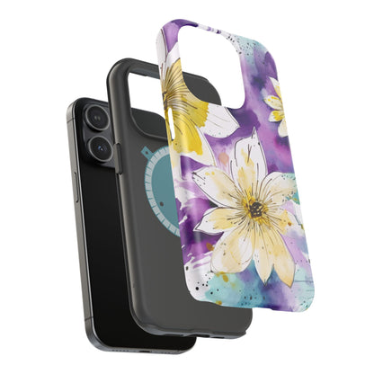 Abstract Floral Watercolor Splash - MagSafe iPhone Series Case