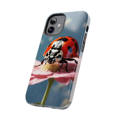 iPhone Case: Floral Ladybug Delight