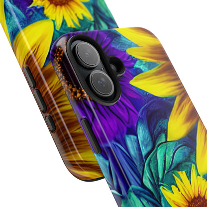 Purple & Gold Sunflower Dream - iPhone Series Case