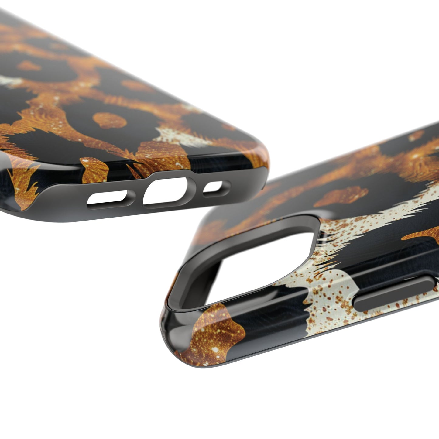 Safari Noir Gold Leopard iPhone Case