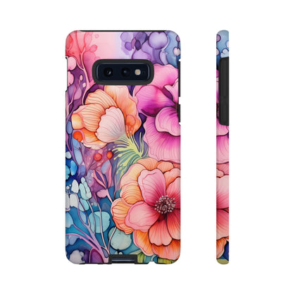 Bright Watercolor Floral Splash iPhone Series Case – Bold Artistic Design