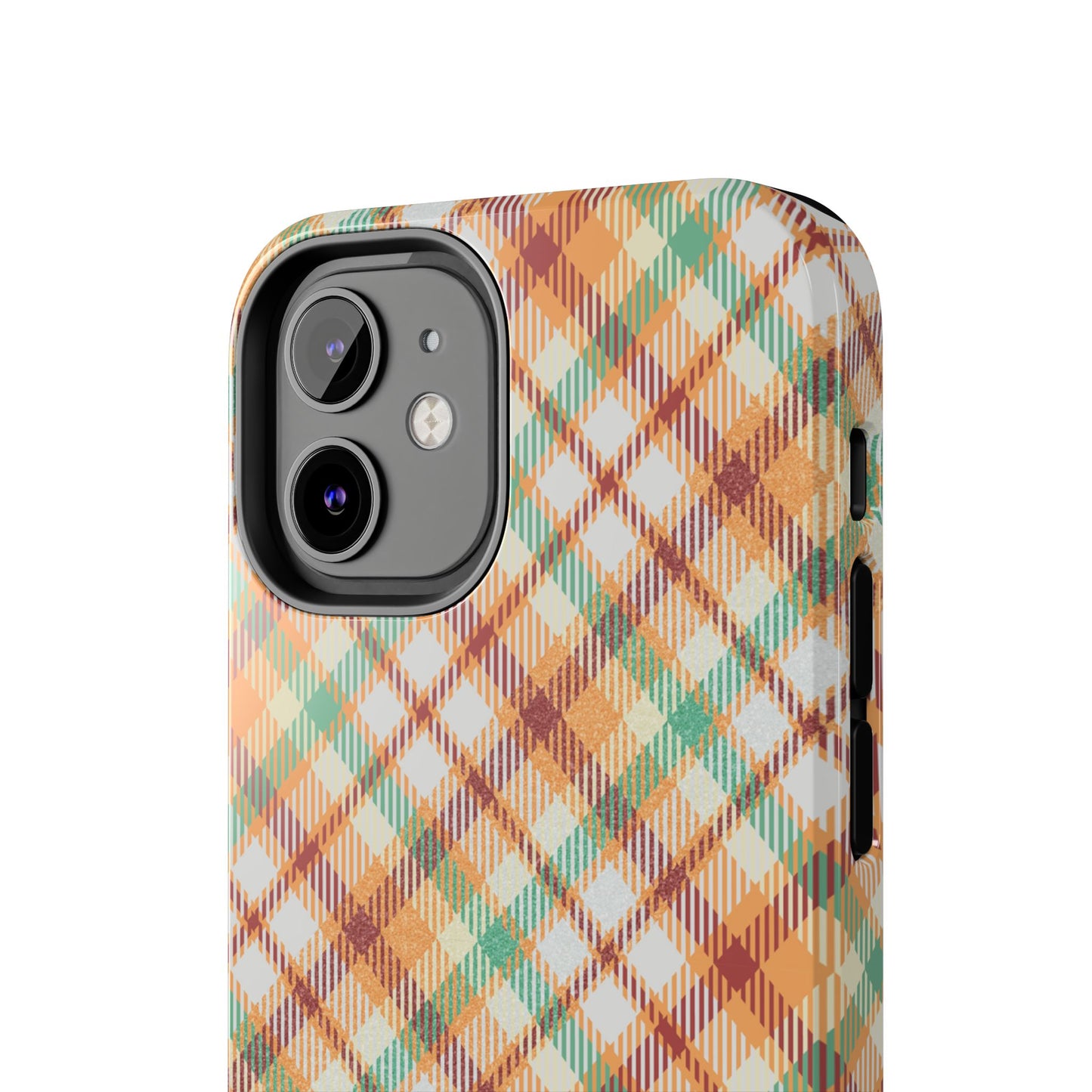 iPhone Case - Autumn Harvest Plaid Design