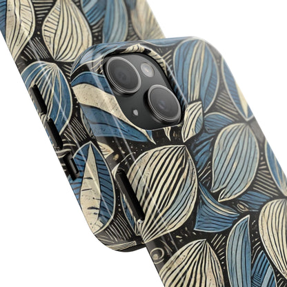 Botanical Leaf Pattern iPhone Case - Nature-Inspired Protective Cover