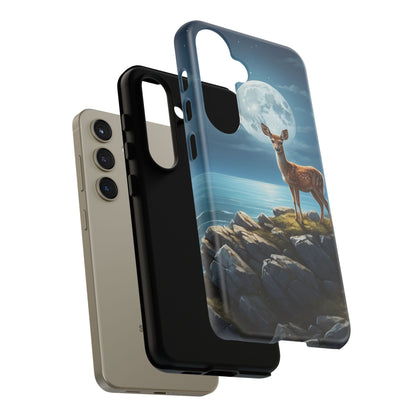 Enchanted Fawn Under the Moonlit Sky Samsung Galaxy Case