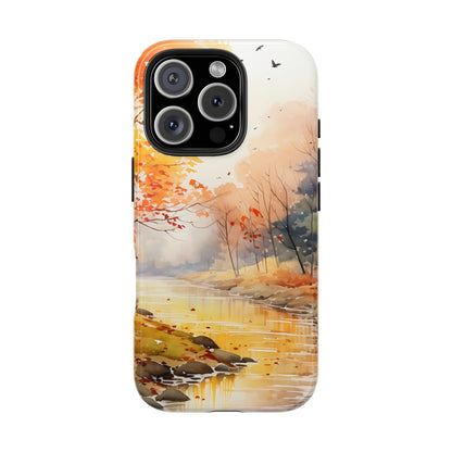 Autumn River Serenity – iPhone Case